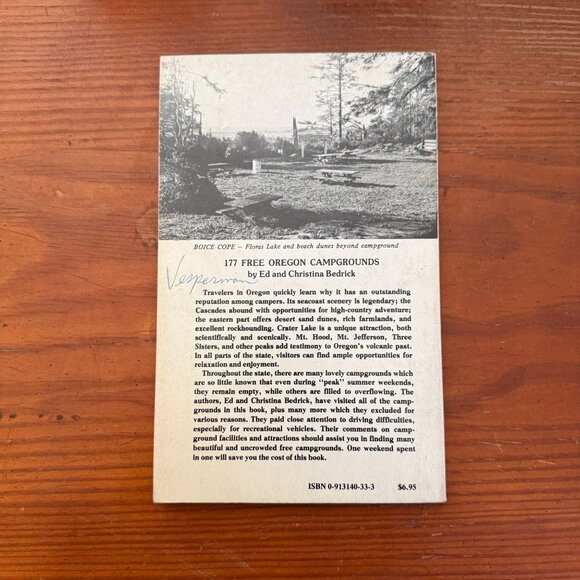 177 Free Oregon Campgrounds By Ed And Christina Bedrick Paperback - Picture 3 of 5